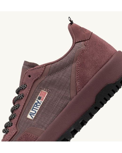 Autry Brown Wildpace Low-Top Sneakers