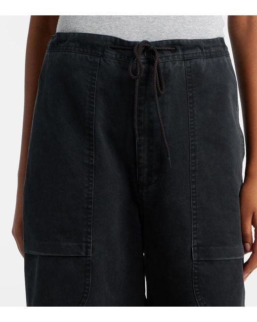 Entire studios Black Cotton Cargo Pants