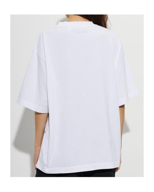 Off-White c/o Virgil Abloh White Cut Here T-Shirt for men