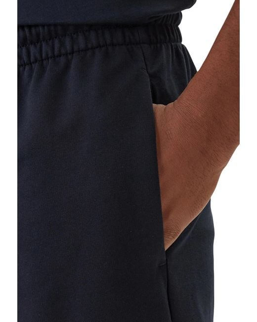 EA7 Blue Wide-Leg Shorts for men