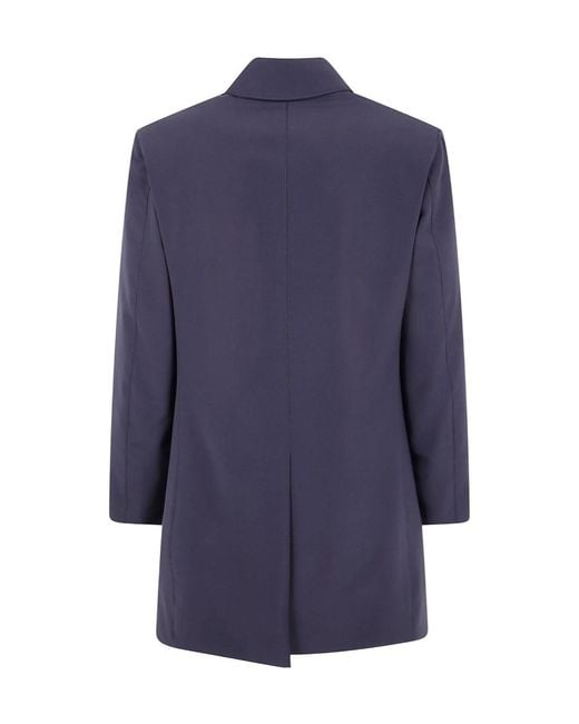 Aspesi Blue Single Breasted Casual Jacket for men