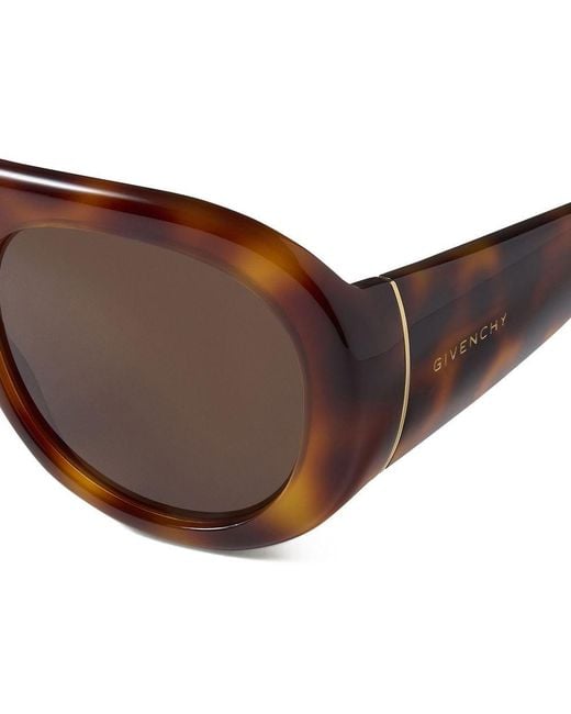 Givenchy Brown Round Frame Sunglasses