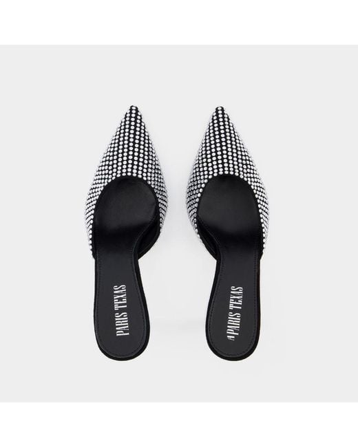 Paris Texas White Logo High Heels