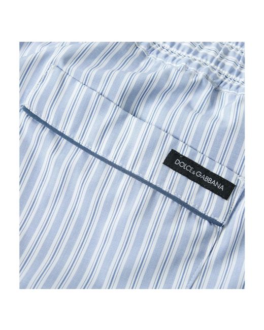 Dolce & Gabbana Blue Comfortable Versatile Casual Pants for men