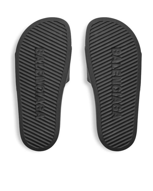Balenciaga Black X Scholl Pool Slides for men