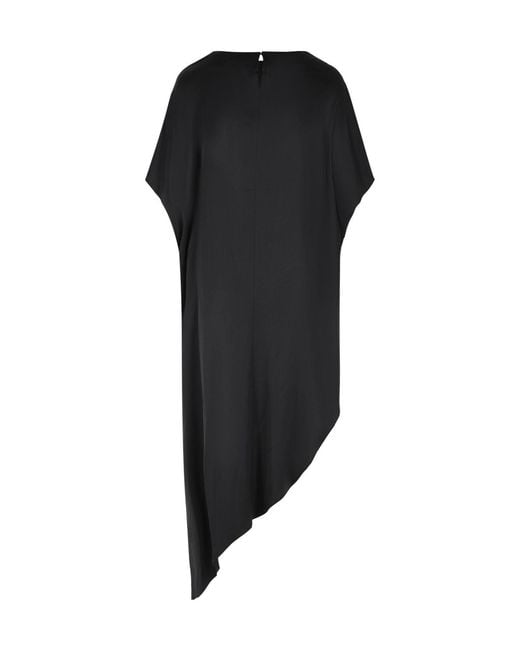 Jonathan Simkhai Black Sadia Asymmetric Mini Dress