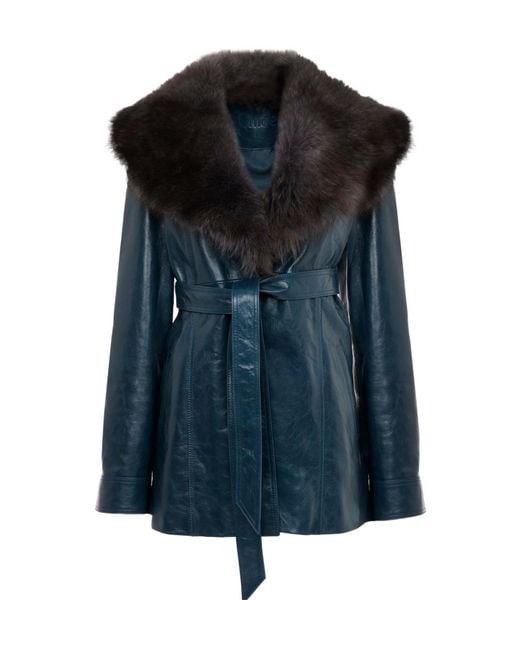 Chloé Blue Short Coat