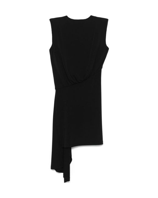Amen Black Round-Neck Dress