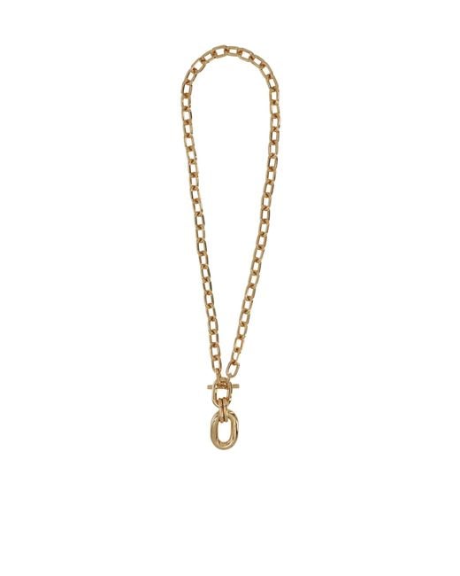 Rabanne White Metal Necklace