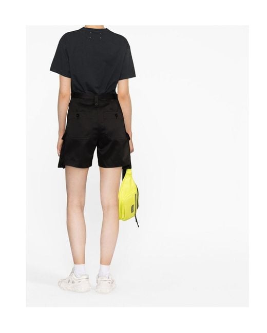 Maison Margiela Black Short-Sleeved Crewneck T-Shirt