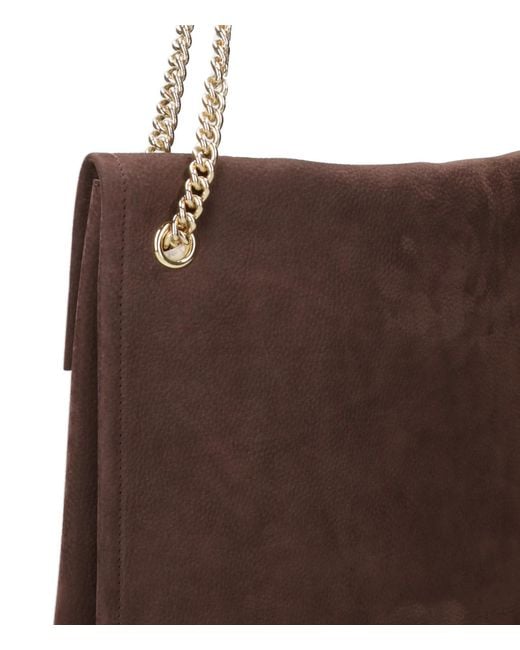 Orciani Brown Dual-Handle Shoulder Bag