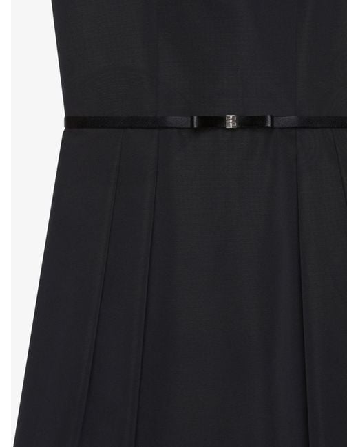 Givenchy Black 4G Bow Short-Sleeved Mini Dress