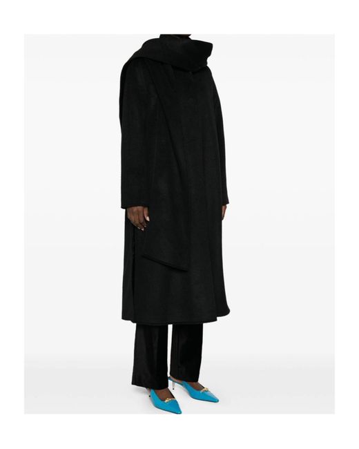 Forte_forte Black Long-Sleeved Coat