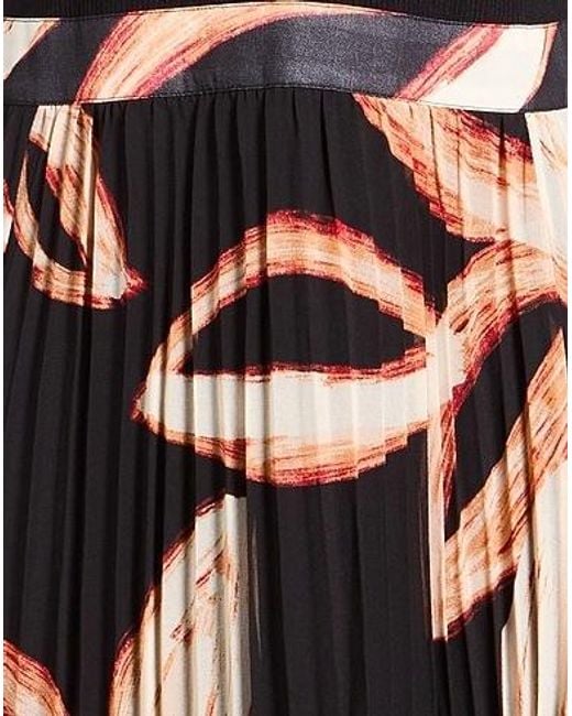 Farm Rio Black Two-Color Satin Shirt Dress