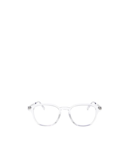Mykita White Yura Square Frame Glasses for men