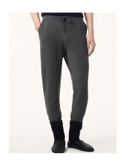 Loro Piana Gray The Gift Of Kings Sporty Trousers for men