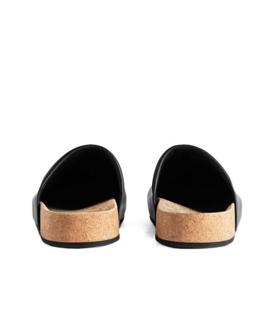 Balenciaga Black X Scholl Flat Mules for men