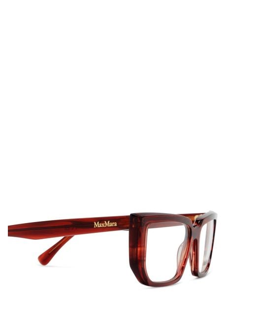 Max Mara White Cat-Eye Glasses