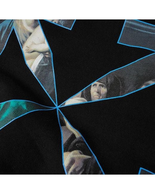 Off-White c/o Virgil Abloh Black Caravaggio Painting Long-Sleeve Sweatshirt for men
