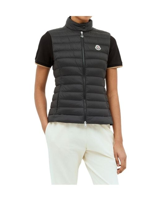 Moncler Black Igens Zip-Up Padded Vest
