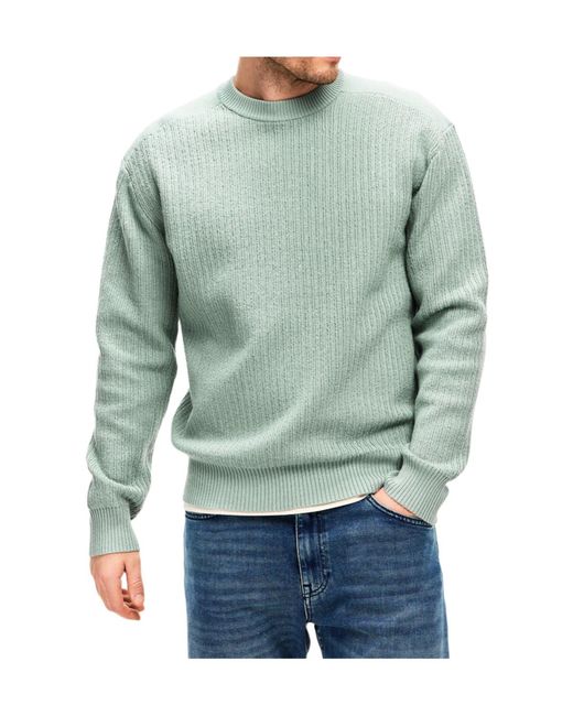 Boss Green High-Neck Long-Sleeve Knit Sweater for men