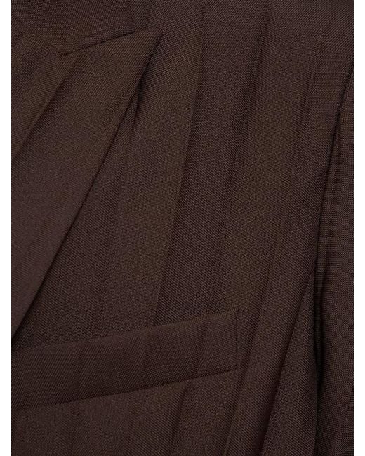 Valentino Brown Double-Breasted Blazer for men