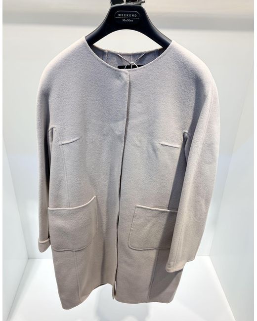 Weekend by Maxmara Natural Long Sleeve Coat