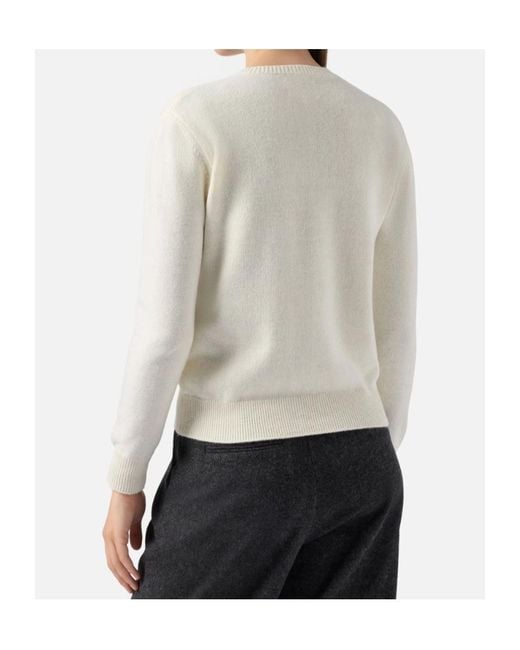 Mc2 Saint Barth White New Queen Cashmere-Blend Sweater