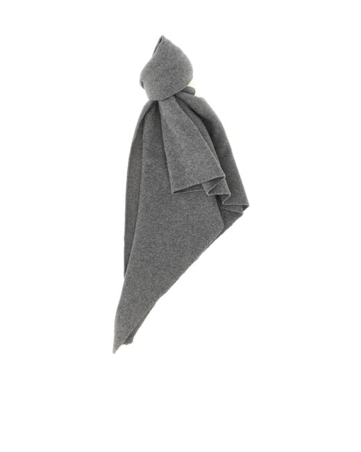 Nude Gray Knitted Scarf