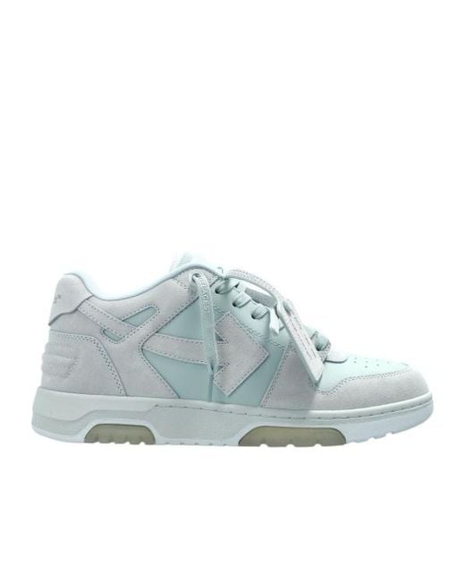 Off-White c/o Virgil Abloh Blue Out Of Office Lace-Up Sneakers for men