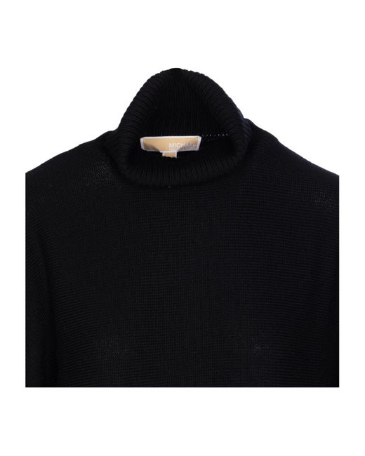 MICHAEL Michael Kors Black Logo Plaque Jumper