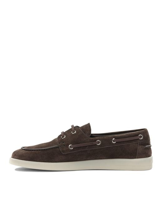 Prada Brown Allacciate Lace-Up Shoes for men