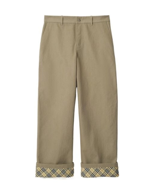 Burberry Natural Straight-Leg Pants for men