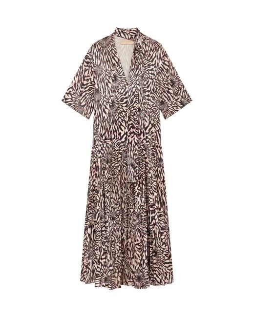 Ulla Johnson Multicolor Linya Printed Midi Dress