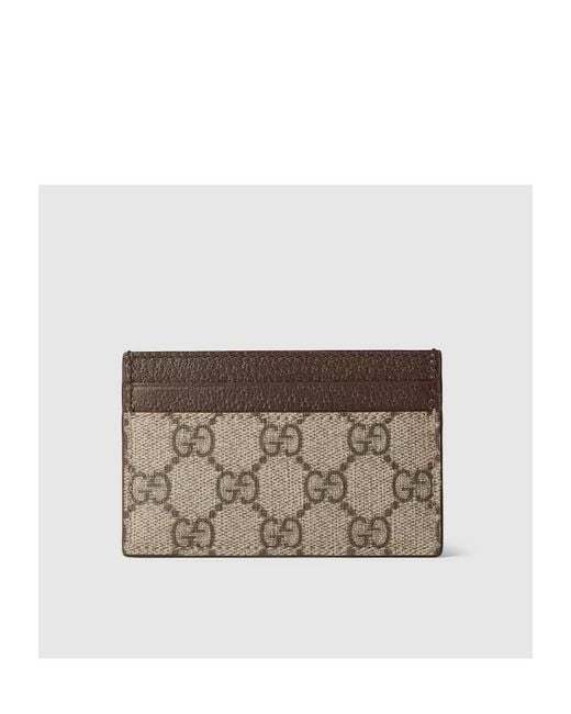 Gucci Multicolor Gg Monogram Card Holder Wallet for men