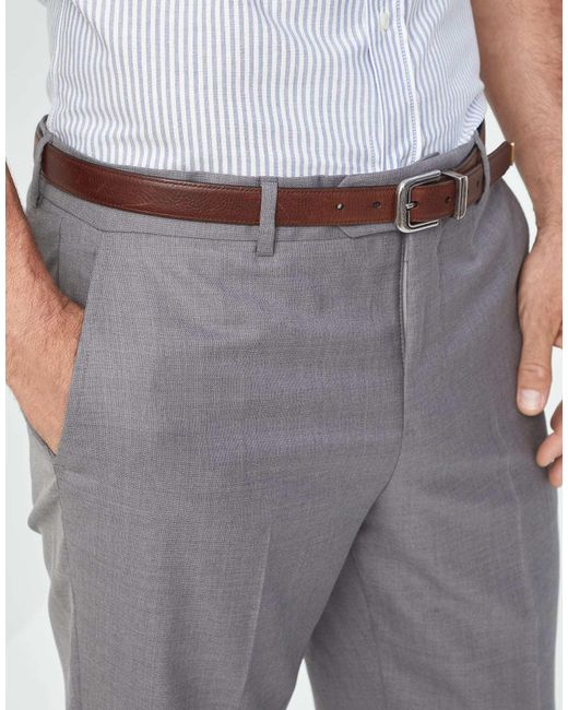 Brunello Cucinelli Gray Tapered-Leg Tailored Trousers for men