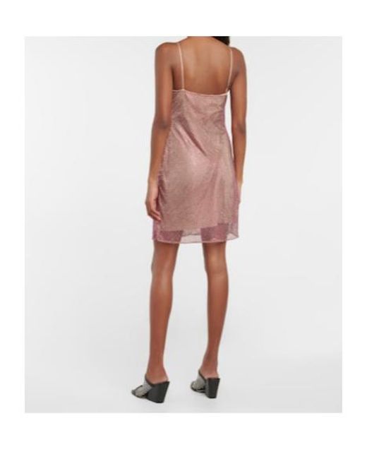 Stella McCartney Pink Crystal-Embellished Minidress