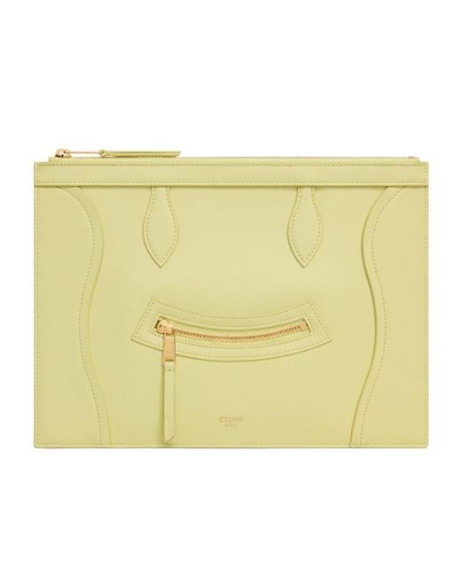 Céline Metallic Medium Pouch