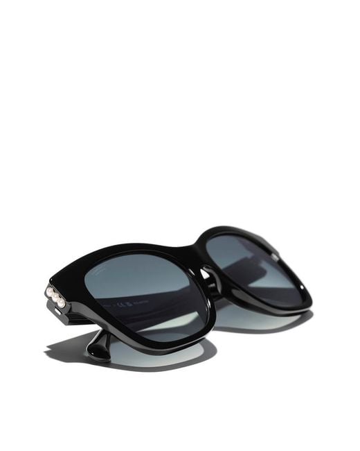 Chanel Multicolor Logo Sunglasses
