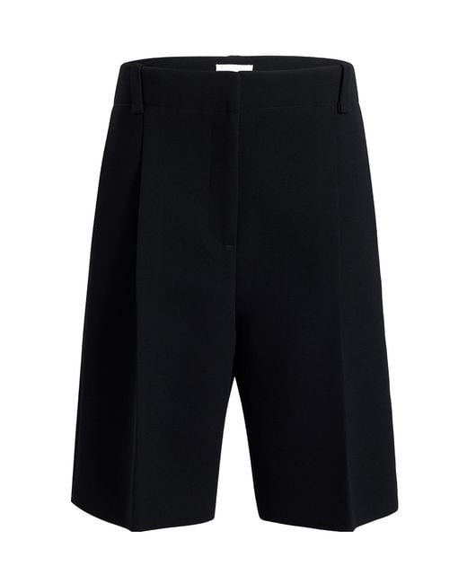 Khaite Black Laden Shorts