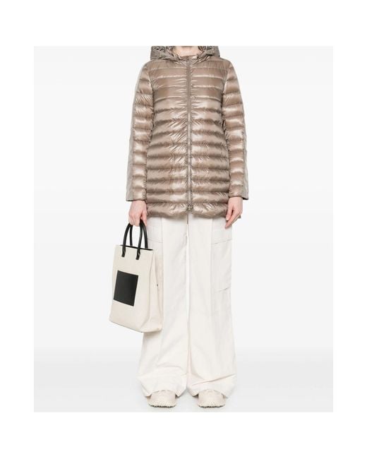 Herno Multicolor Quilted Hooded Down Jacket