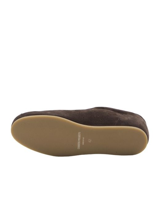 Common Projects Brown Suede Leather Sneakers for men