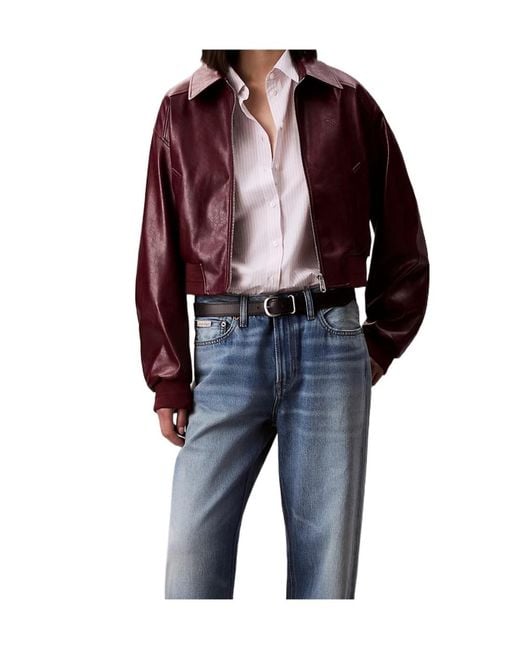 Calvin Klein Blue Zipped Jacket