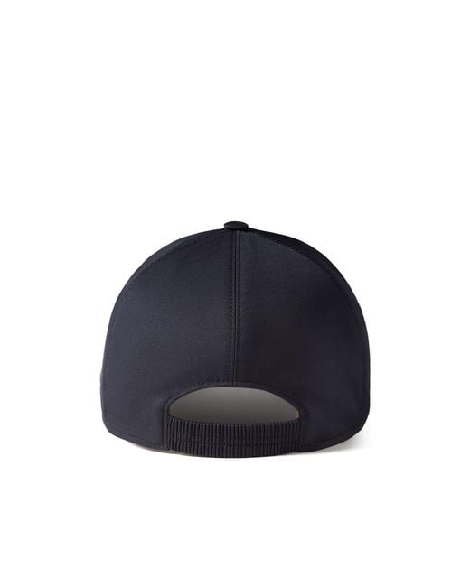 Zegna Blue Logo Baseball Cap for men