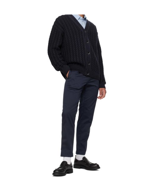 Barena Blue Button Long Sleeve Sweater for men