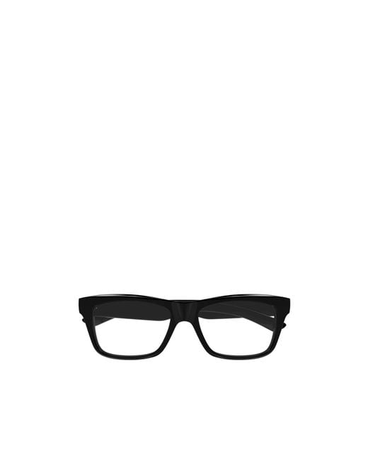 Balenciaga White Eyewear Rectangle Frame Glasses for men