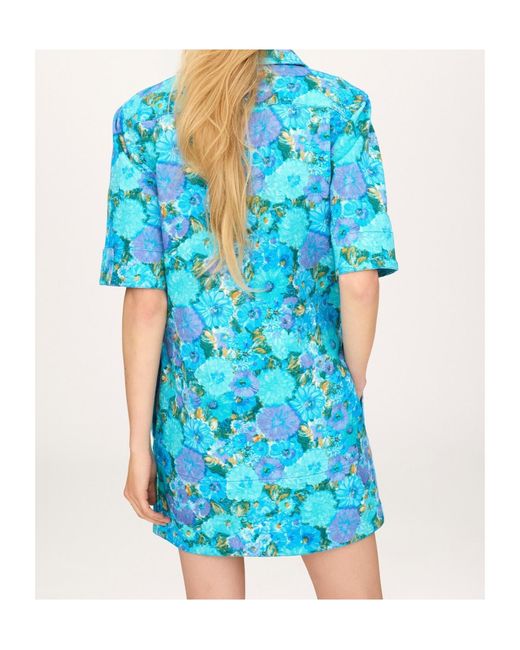 Chloé Blue Chloé Mini Polo Dress