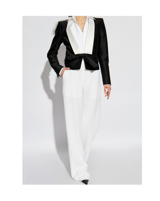 DSquared² Black Bow Detailed Jacket