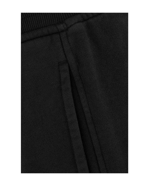 C P Company Black Lens-Detail Track Pants for men