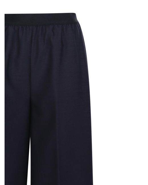 Forte_forte Blue Elasticated Wide Pant